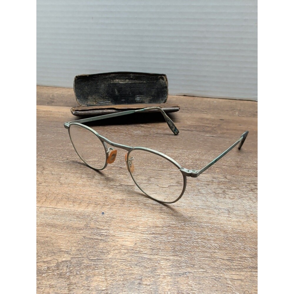 Vintage Fendall 25 Eyeglasses With Bi Focals And Case